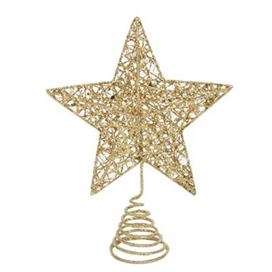 Gold Wire Mesh Star Topper 20cm *ETA NOV